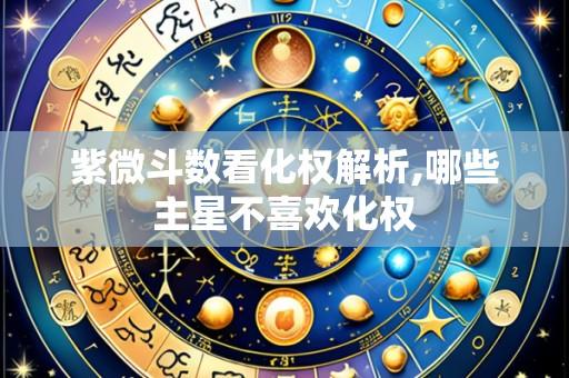 紫微斗数看化权解析,哪些主星不喜欢化权