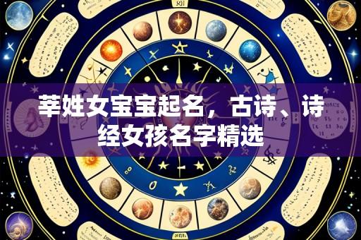 莘姓女宝宝起名,古诗、诗经女孩名字精选