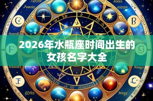 2026年水瓶座时间出生的女孩名字大全