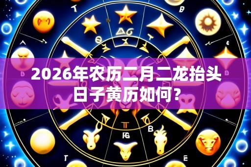 2026年农历二月二龙抬头日子黄历如何?