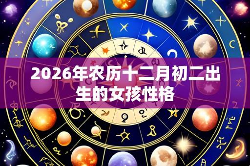 2026年农历十二月初二出生的女孩性格