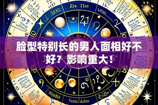 脸型特别长的男人面相好不好?影响重大!