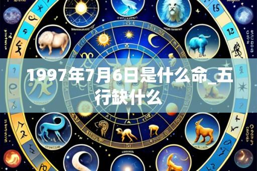 1997年7月6日是什么命_五行缺什么