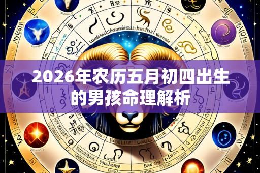 2026年农历五月初四出生的男孩命理解析
