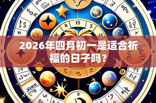 2026年四月初一是适合祈福的日子吗?