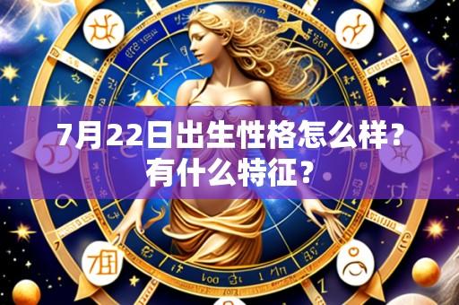 7月22日出生性格怎么样?有什么特征?