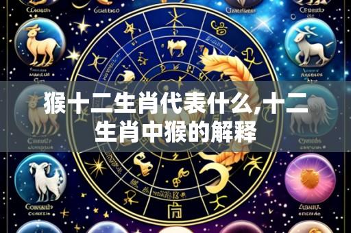 猴十二生肖代表什么,十二生肖中猴的解释