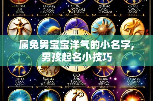 属兔男宝宝洋气的小名字,男孩起名小技巧