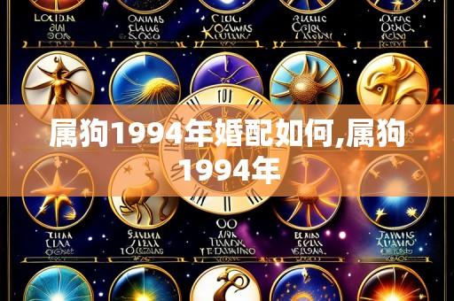 属狗1994年婚配如何,属狗1994年