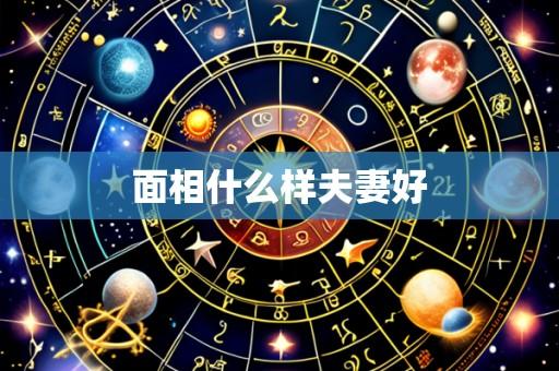 面相什么样夫妻好