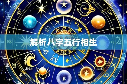 解析八字五行相生