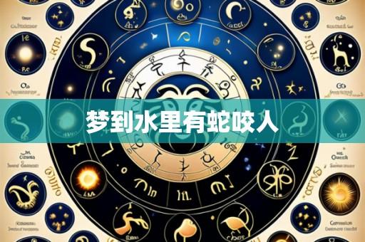 梦到水里有蛇咬人
