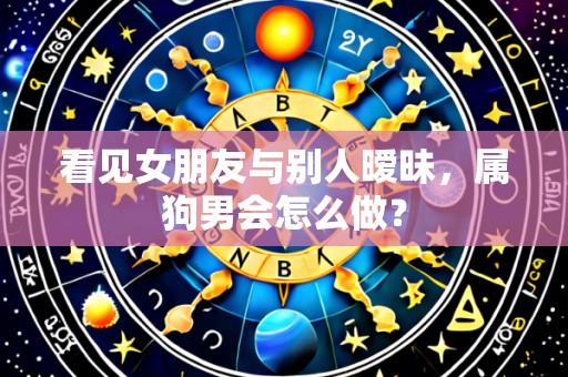 看见女朋友与别人暧昧，属狗男会怎么做？