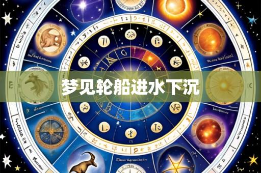 梦见轮船进水下沉