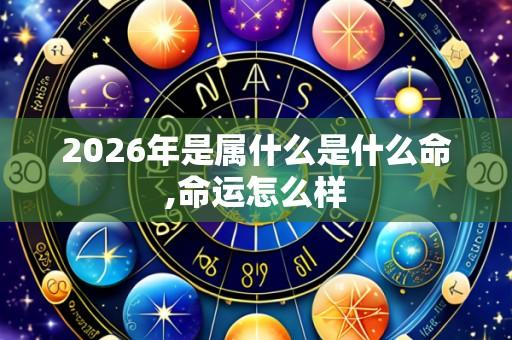 2026年是属什么是什么命,命运怎么样
