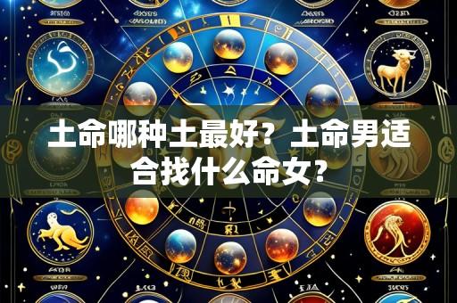 土命哪种土最好？土命男适合找什么命女？