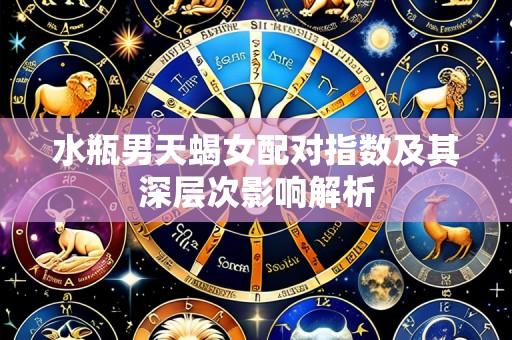 水瓶男天蝎女配对指数及其深层次影响解析