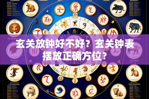 玄关放钟好不好？玄关钟表摆放正确方位？