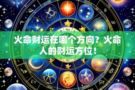 火命财运在哪个方向?火命人的财运方位!