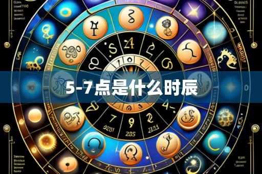 5-7点是什么时辰