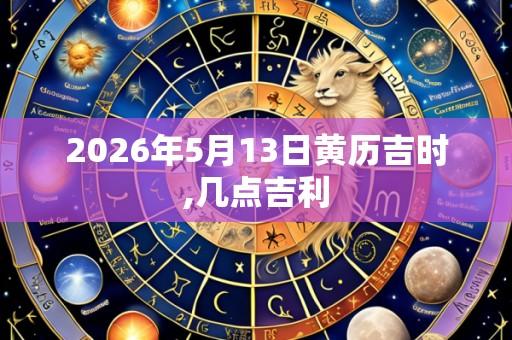 2026年5月13日黄历吉时,几点吉利
