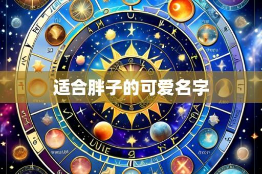 适合胖子的可爱名字