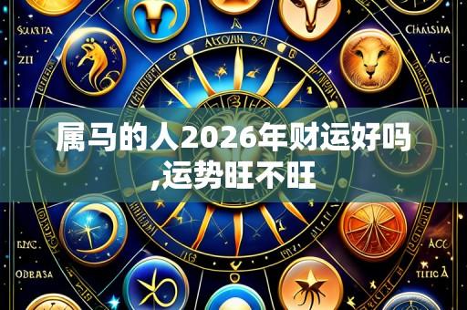属马的人2026年财运好吗,运势旺不旺