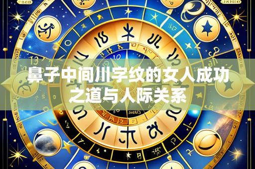 鼻子中间川字纹的女人成功之道与人际关系