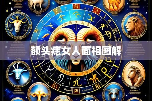 额头痣女人面相图解