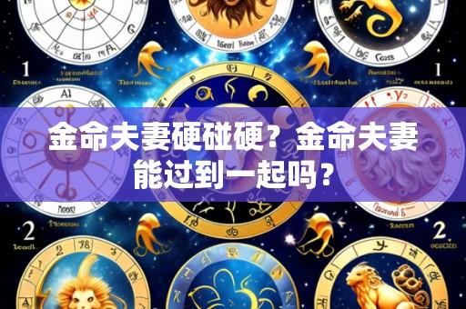 金命夫妻硬碰硬?金命夫妻能过到一起吗?