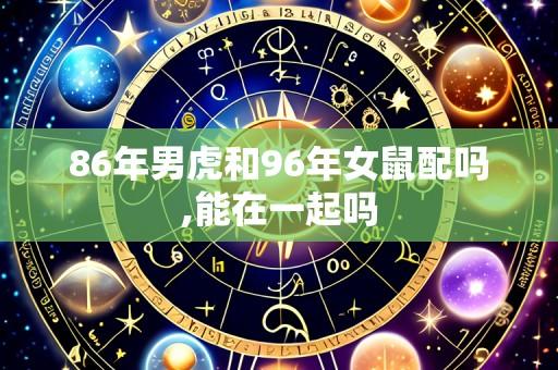 86年男虎和96年女鼠配吗,能在一起吗