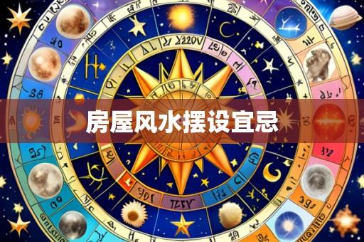 房屋风水摆设宜忌