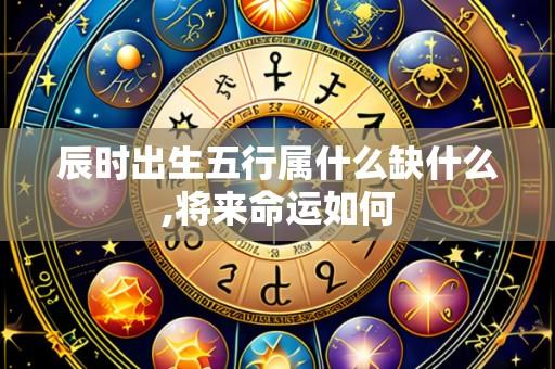 辰时出生五行属什么缺什么,将来命运如何