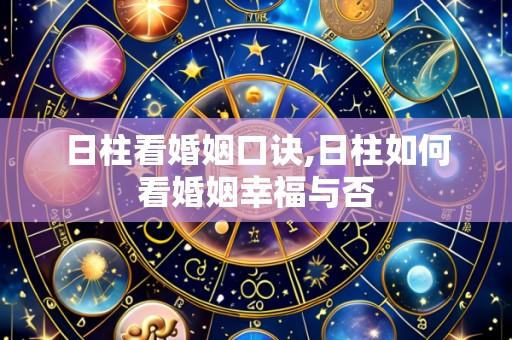 日柱看婚姻口诀,日柱如何看婚姻幸福与否