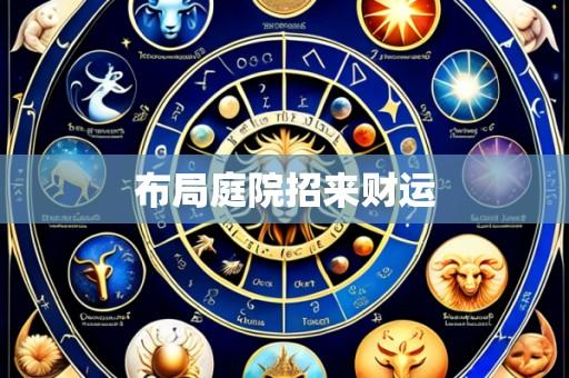 布局庭院招来财运