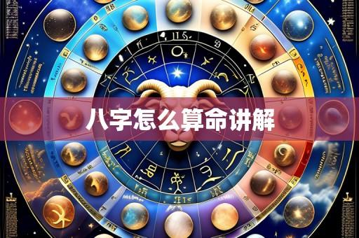 八字怎么算命讲解