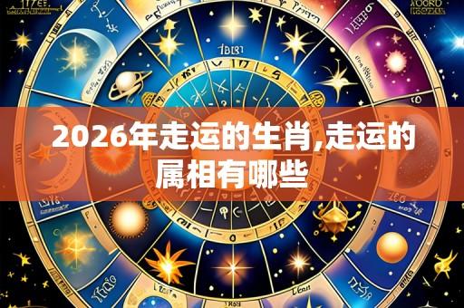 2026年走运的生肖,走运的属相有哪些