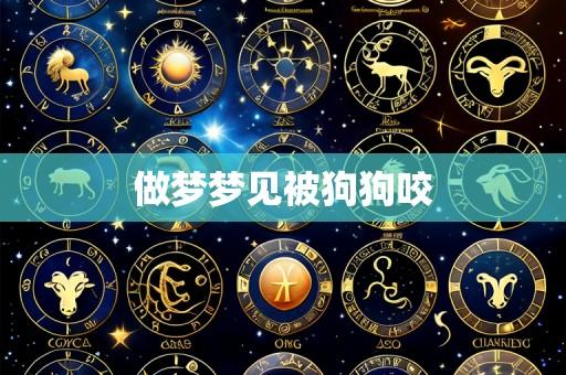 做梦梦见被狗狗咬