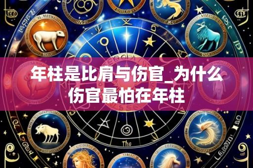 年柱是比肩与伤官_为什么伤官最怕在年柱