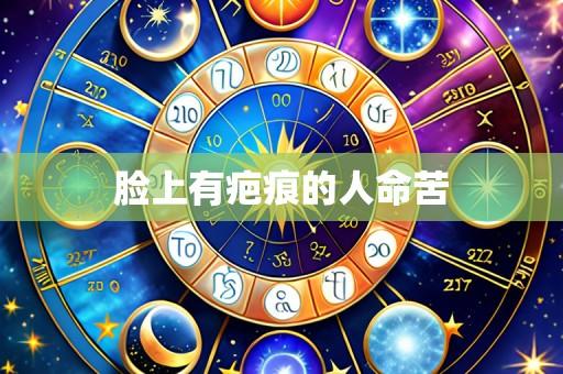 脸上有疤痕的人命苦