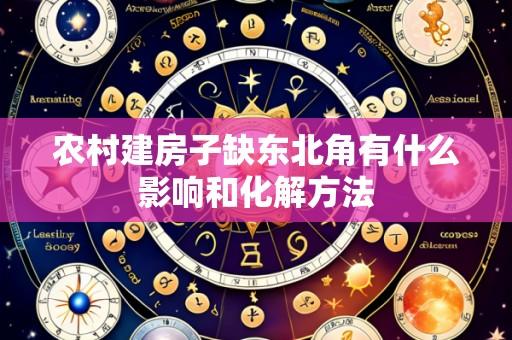 农村建房子缺东北角有什么影响和化解方法