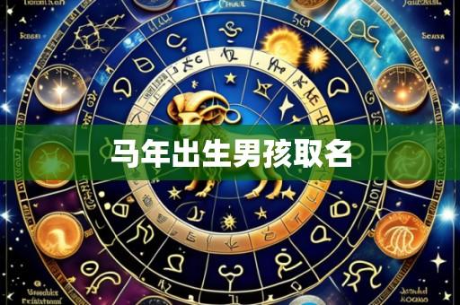 马年出生男孩取名