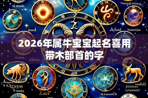 2026年属牛宝宝起名喜用带木部首的字