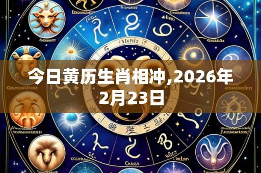 今日黄历生肖相冲,2026年2月23日