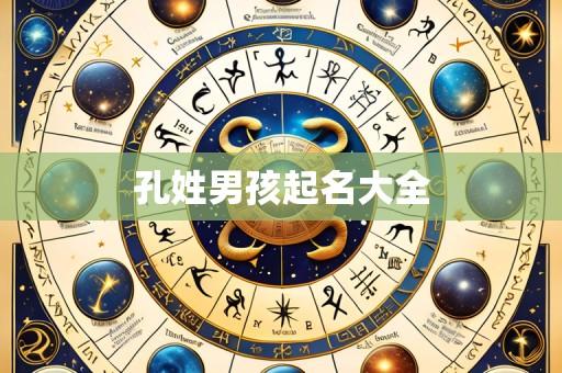 孔姓男孩起名大全