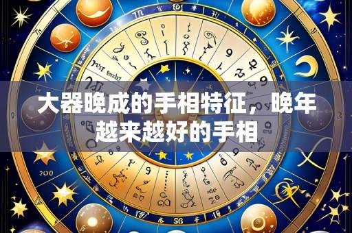 大器晚成的手相特征,晚年越来越好的手相