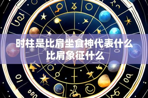 时柱是比肩坐食神代表什么 比肩象征什么