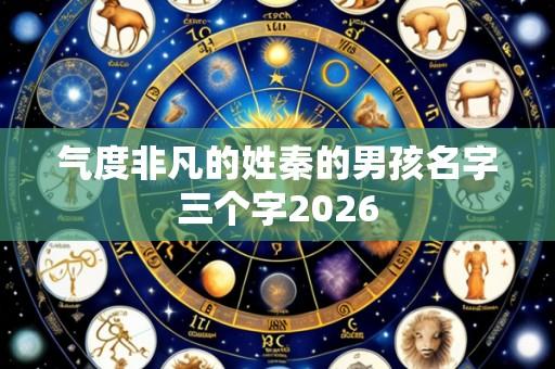 气度非凡的姓秦的男孩名字三个字2026