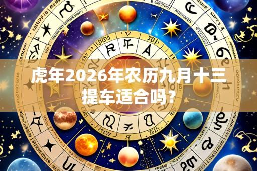 虎年2026年农历九月十三提车适合吗？