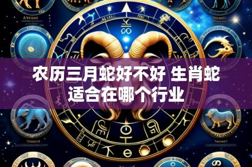农历三月蛇好不好 生肖蛇适合在哪个行业